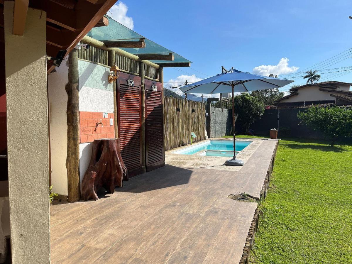 Casa Piscina Jardim Ubatuba Villa Exteriör bild