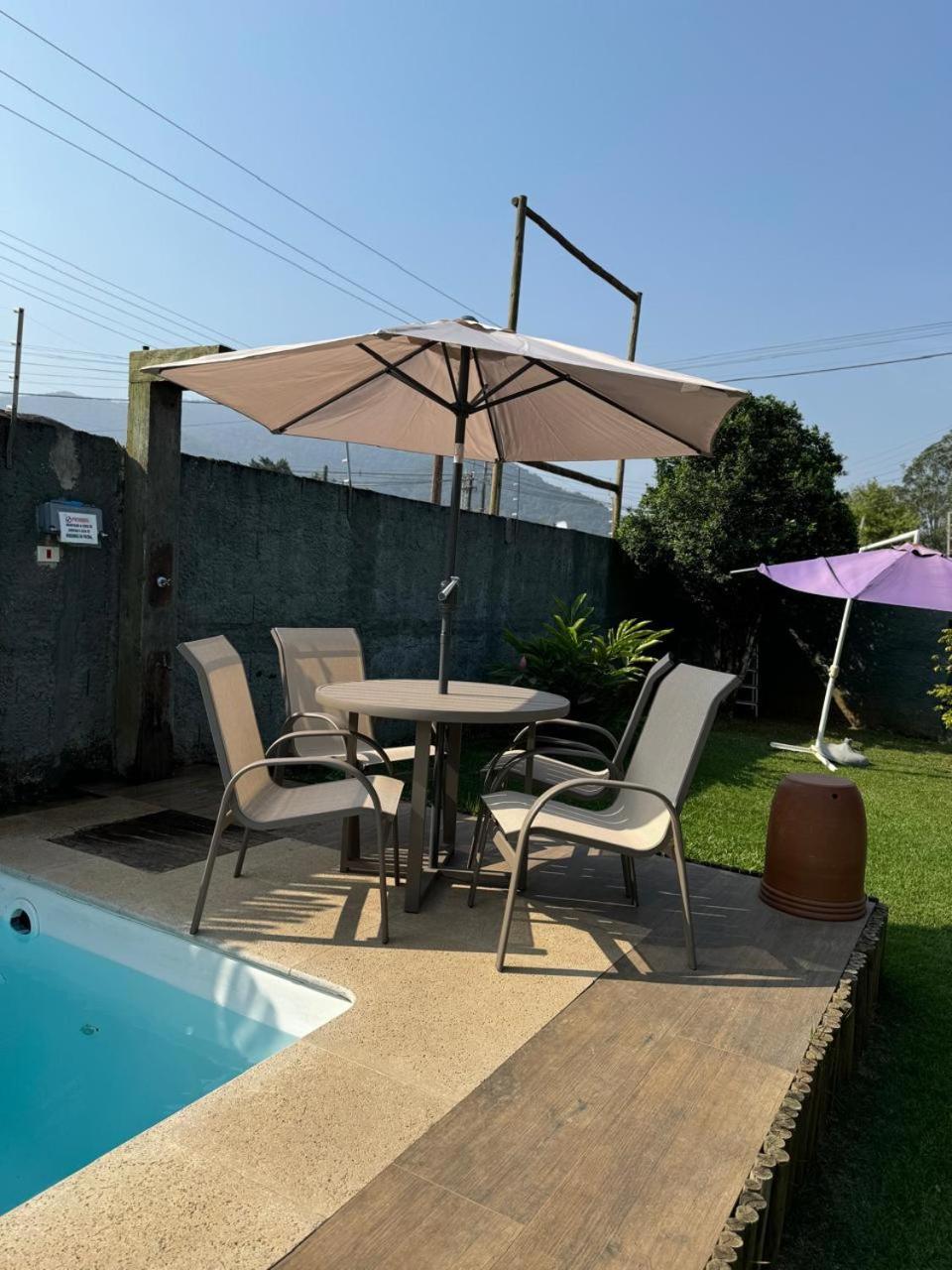 Casa Piscina Jardim Ubatuba Villa Exteriör bild